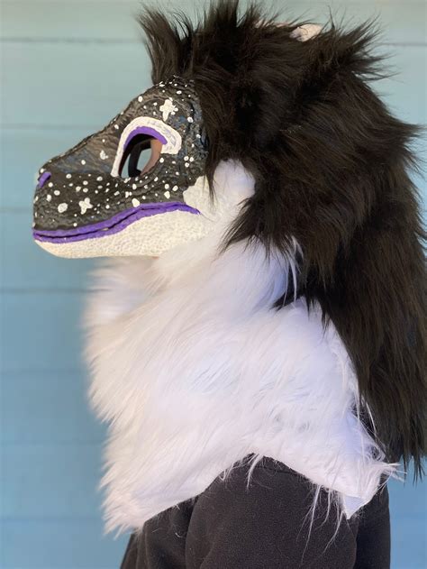 Aster Raptor Maskdino Mask Fursuit Head Etsy