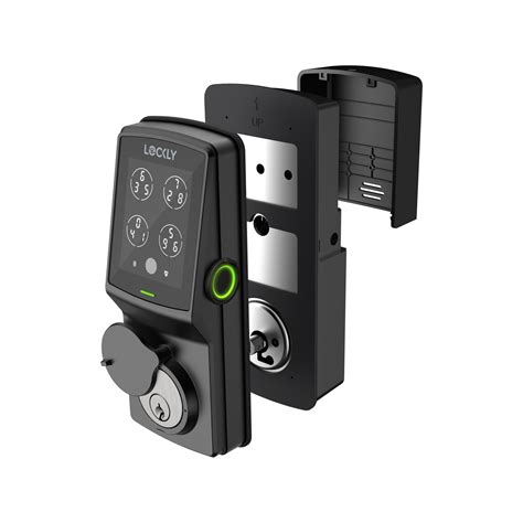 Lockly Matte Black Secure Plus Smart Lock Deadbolt With Smart Keypad