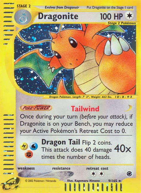 2 powerful pokémon from the kanto region: Dragonite (Expedition EX 9) — PkmnCards