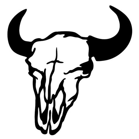 Cow Skull Graphics Svg Dxf Eps Png  Pdf Vector Art Clipart Etsy
