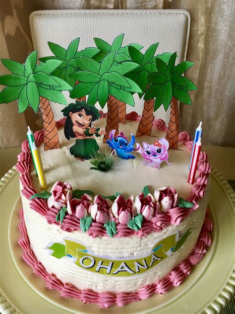 Lilo And Stitch And Angel Homemade Sweets Stitch And Angel Angel Cake
