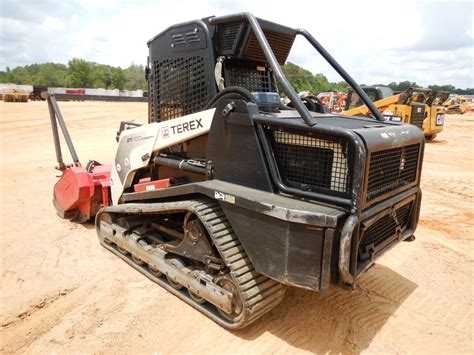 2010 Terex Pt100 Forestry Skid Steer Loader Crawler