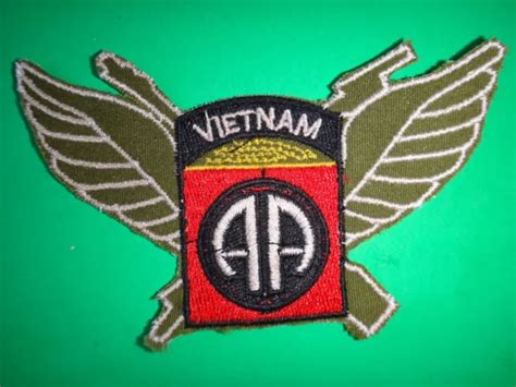 Vietnam War Patch Us 82nd Airborne Division All American All The Way