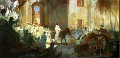 Jesus Triumphal Entry Painting At Explore