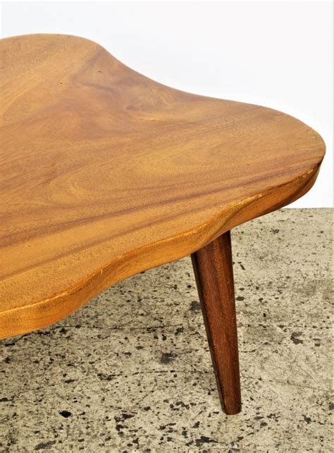 We take pride in using only the finest handpicked canadian materials: Organic Modern Hawaiian Monkey Pod Wood Table For Sale at 1stdibs