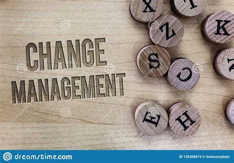 Conceptual Hand Writing Showing Change Management Business Photo