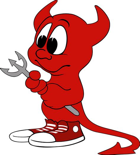 Free Vector Graphic Devil Red Demon Cartoon Satan Free Image On