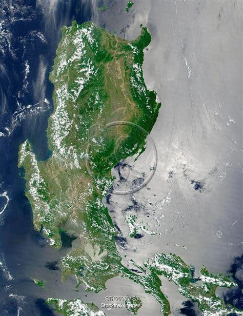 Satellite Image Of The Northern Philippines Stocktrek Images