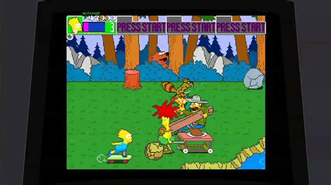 The Simpsons Arcade Xbla Entire Game Bart Youtube