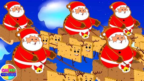 Five Fat Santas Jingle Bells Christmas Song For Babies Xmas Music
