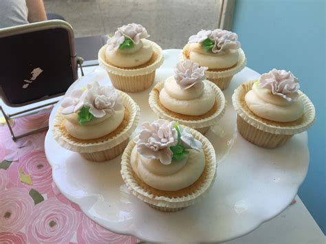 New Rosette Wedding Cupcakes At One Girl Cookie Desserts Cake