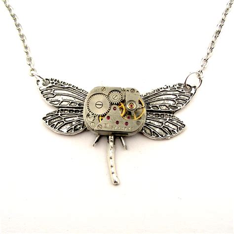 Steampunk Dragonfly Pendant By Steamsect On Deviantart