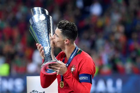 Watch The Video Of Cristiano Ronaldo Lifting The Uefa Nations League
