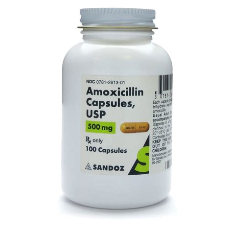 Amoxicillin Capsulesbottle Mcguff Medical Products