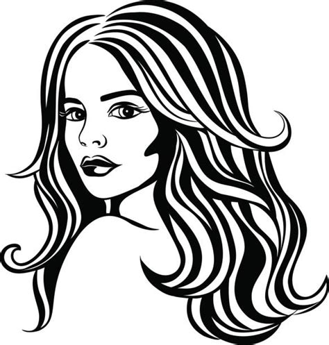 Wavy Hair Illustrations Royalty Free Vector Graphics And Clip Art Istock
