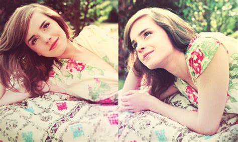 Emma Andlt3 Emma Watson Flowers Girl Harry Potter Image 70328