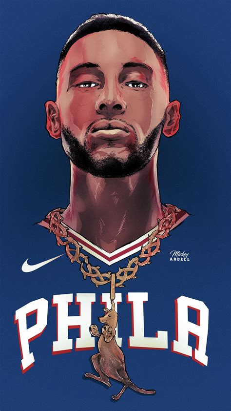 Check out how four of the most stylish men in the game, john wall, ben simmons, and j.r. Ben Simmons NBA Art Sixers #wmcskills | Nba art, Nba ...
