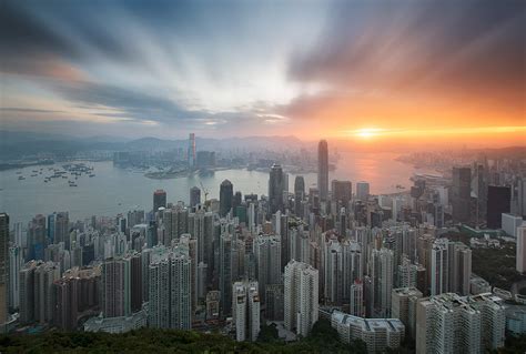 Hong Kong Sunrise First Image Of 2015 Hong Kong Sunrise Flickr