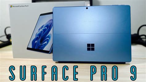 Surface Pro Unboxing First Look Sapphire Youtube