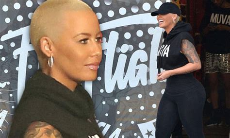 Amber Rose Shows Off Her Fabulous Figure In Tight Leggings For Magazine Shoot Daily Mail Online