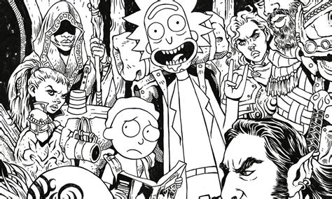 Idw Sets Signings Exclusive ‘rick And Morty Vs Dandd For