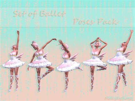 The Sims Resource Poses Set Of Ballet
