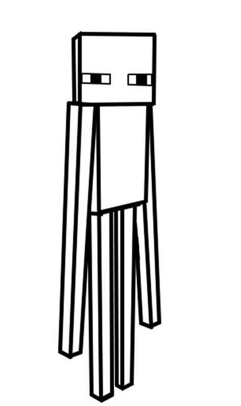 Minecraft Enderman Coloring