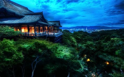 Best live wallpapers for pc. Kyoto, Japan, Sunset Wallpapers HD / Desktop and Mobile Backgrounds