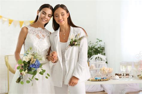 if you are a lesbian getting married it can be tricky to pick an outfit to wear on your big day