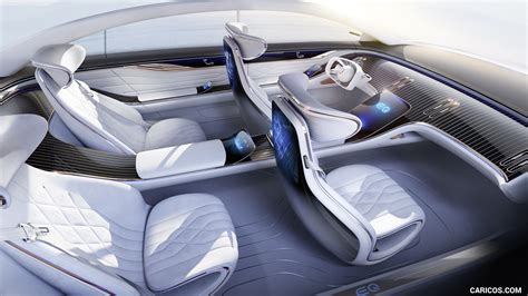 2019 Mercedes Benz Vision Eqs Concept Interior Seats Caricos
