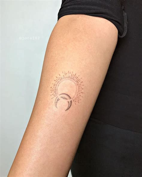 Sun And Moon Tattoo Pinterest 50 Examples Of Moon Tattoos Cuded Sun