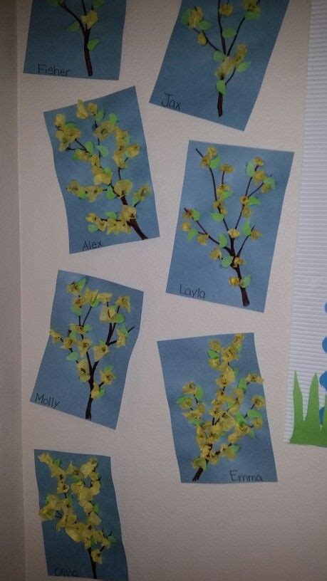 This will serve as the stem for your floral creation. Tissue paper Forsythia | Tissue paper, Paper, Forsythia