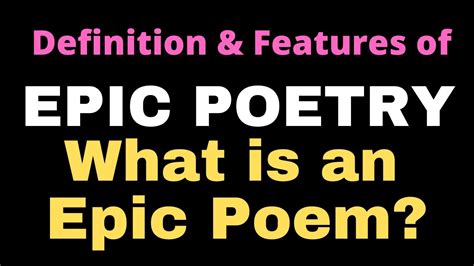 Epic Poetry Definition Characteristics Examples Ii What Is An Epic