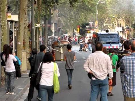 Batalla Campal En El Centro De Barcelona 3 3 YouTube