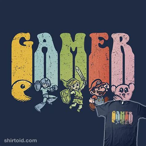 Shirtoid On Twitter Vintage Gamer By Kg07 Is 13 Today