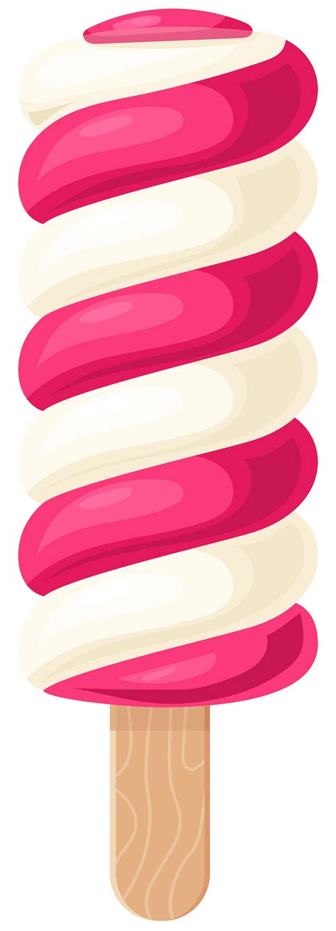 Dreamstime is the world`s largest stock photography community. White Pink Ice Cream Stick PNG Clip Art - Best WEB Clipart