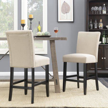Shop our best selection of fabric kitchen & dining room chairs to reflect your style and inspire your home. Belleze 24" Dining Chairs Fabric Kitchen Parson Urban Style Dining Side Chair With Solid Wood ...