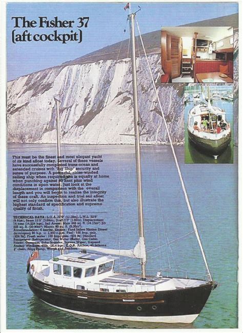 Fisher 37 1976 lady ho by plamen.ivanov. Fisher 37 | Pilothouse boat, Liveaboard sailboat ...