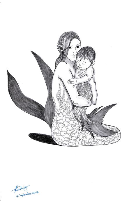 Mermaid And Baby By Elentarri On Deviantart