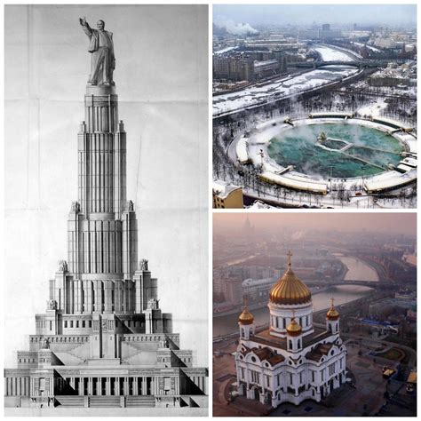 Construction On The Palace Of The Soviets Was Abandoned In 1941 The