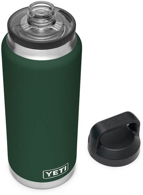 Yeti Rambler Bottle 36 Oz Chug Cap Northwoods Green Tackledirect