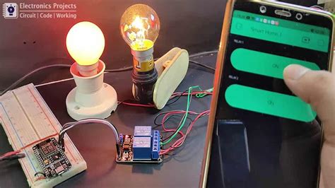 Home Automation Using Nodemcu And Blynk App Wifi Relay Module
