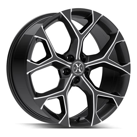 The X05 Wheel By Xcess In Gloss Black Milled Strada Wheels