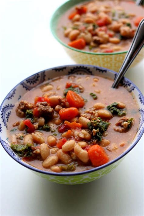 Instant Pot Tuscan Sausage White Bean Soup Days Of Slow Cooking