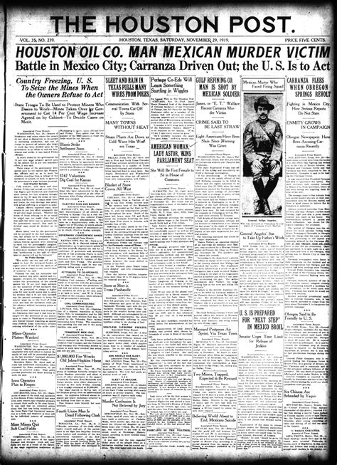 The Houston Post. (Houston, Tex.), Vol. 35, No. 239, Ed. 1 Saturday