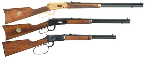 Three Special Edition Winchester Model 94 Lever Action Long Guns A