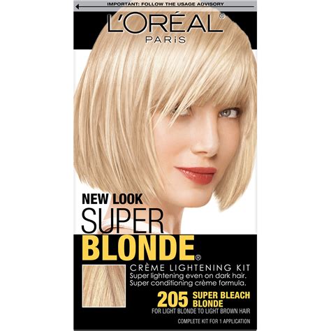 Loreal Paris Super Bleach Blonde 205 Creme Lightening Kit