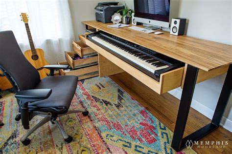 Piano Keyboard Desk Diy Projects