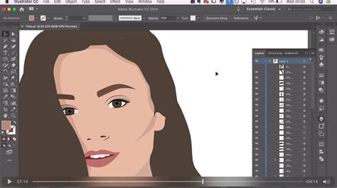 How To Make A Vector Portrait Adobe Illustrator Tutorial Vector