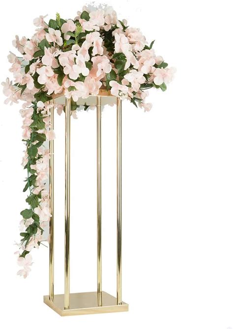 Everbon Pack Of 10 Wedding Flower Vase Metal Flower Stand